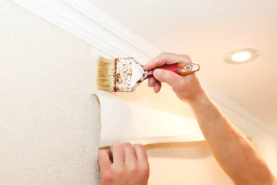 Pose de papier peint à Videix — revêtements muraux et toiles de verre